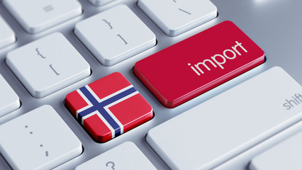 Norway Import Concept