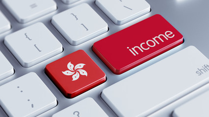 Fototapeta premium Hong Kong Income Concept