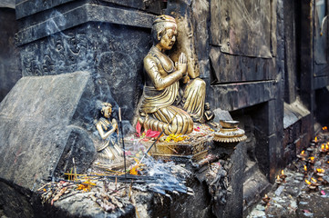 Festival in Hindu temple of Nepal