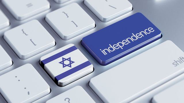 Israel Independence Concept