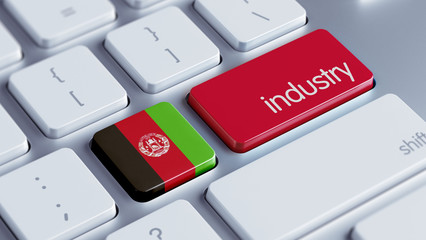 Fototapeta premium Afghanistan. Industry Concept
