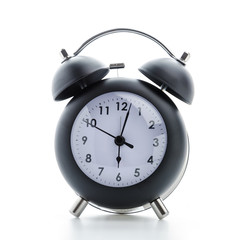 Clock isolated on white