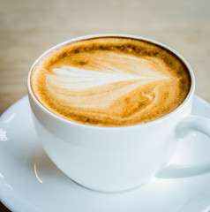 Latte coffee