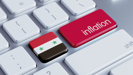 Fototapeta premium Syria Inflation Concept.