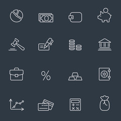 Finance icons