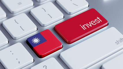 Fototapeta premium Taiwan Invest Concept.