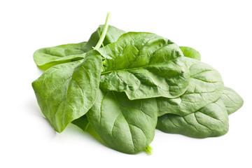 green spinach leaves