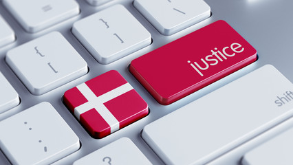 Denmark Justice Concept.