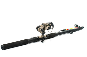 fishing pole isolated