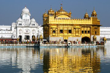 Fototapeta na wymiar Amritsar, Golden Temple, India