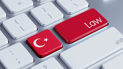 Fototapeta premium Turkey Law Concept
