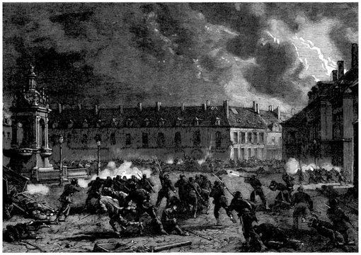Street Battle - 19th century