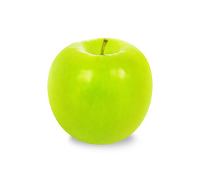 Green apple, isolated on white background
