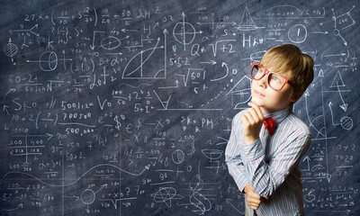 Fototapeta premium Smart schoolboy
