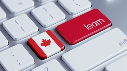 Fototapeta premium Canada Learn Concept