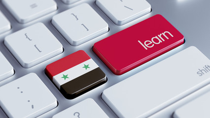 Fototapeta premium Syria Learn Concept