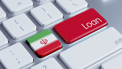 Fototapeta premium Iran Loan Concept