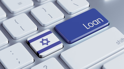 Fototapeta premium Israel Loan Concept