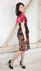 Fototapeta premium portrait of a brunette woman
