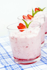 strawberry mousse