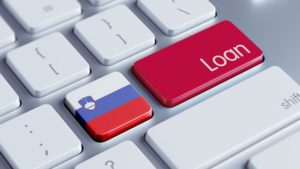 Fototapeta premium Slovenia Loan Concept