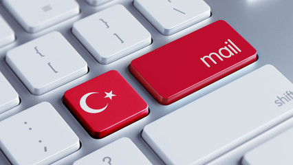 Fototapeta premium Turkey Mail Concept