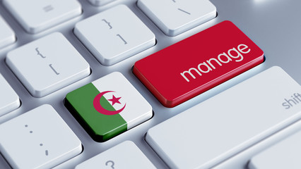 Fototapeta premium Algeria Manage Concept