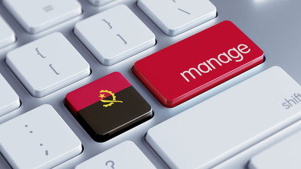 Fototapeta premium Angola Manage Concept