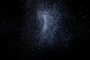 Abstract splashes of water