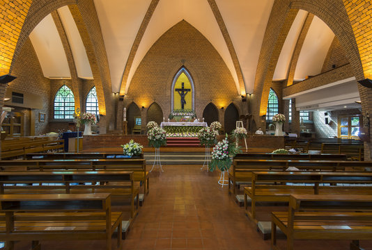 Beautiful Catholic Church interior