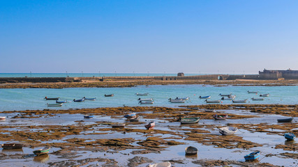 Vieux Port de à Cadiz Cadix La Caleta