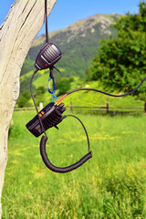 Naklejka premium walkie talkie