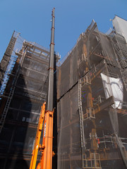 Fototapeta premium ビル建設現場