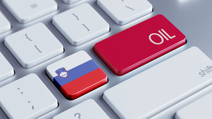 Fototapeta premium Slovenia Oil Concept