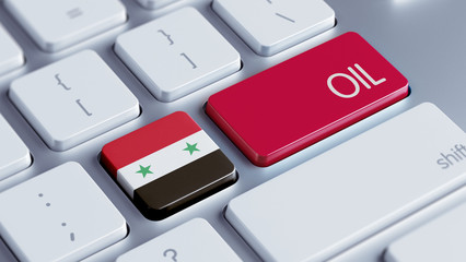 Fototapeta premium Syria Oil Concept
