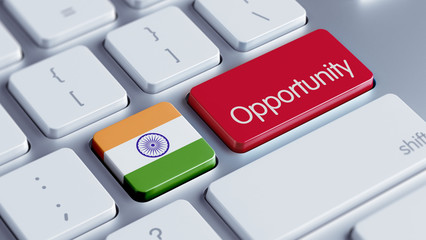 Fototapeta premium India Opportunity Concept.