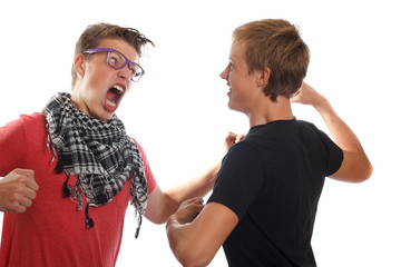 teen boy fight