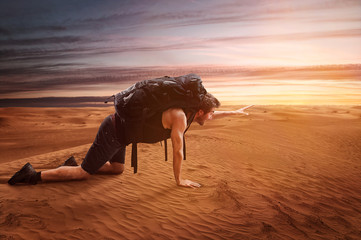 Exhausted Wanderer