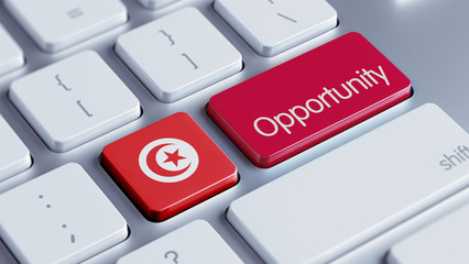 Fototapeta premium Tunisia Opportunity Concept.