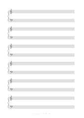 Blank A4 music notes