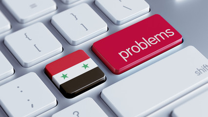 Fototapeta premium Syria Problems Concept