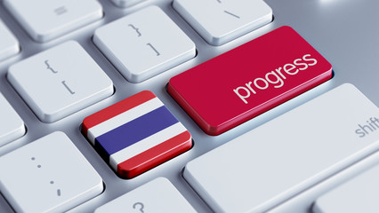 Fototapeta premium Thailand Progress Concept