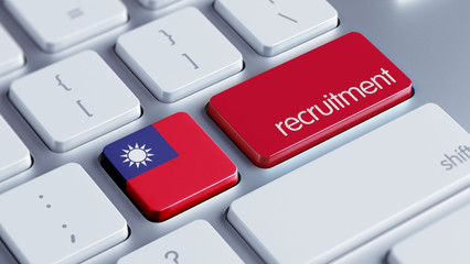 Fototapeta premium Taiwan Recruitment Concept