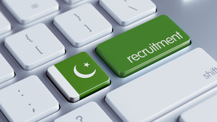 Pakistan Recruitment Concept
