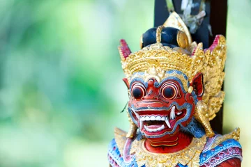 Foto auf Acrylglas Balinesische Gottstatue © BlueOrange Studio