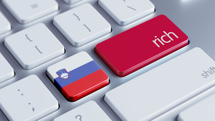 Fototapeta premium Slovenia Rich Concept.