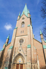 Fototapeta premium Famous Linkoping cathedral in Sweden