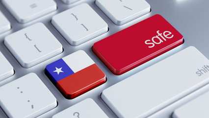 Fototapeta premium Chile Safe Concept