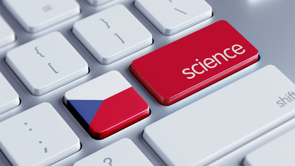 Fototapeta premium Czech Republic Science Concept