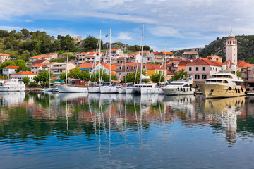 Obraz premium Skradin is a small historic town in Croatia